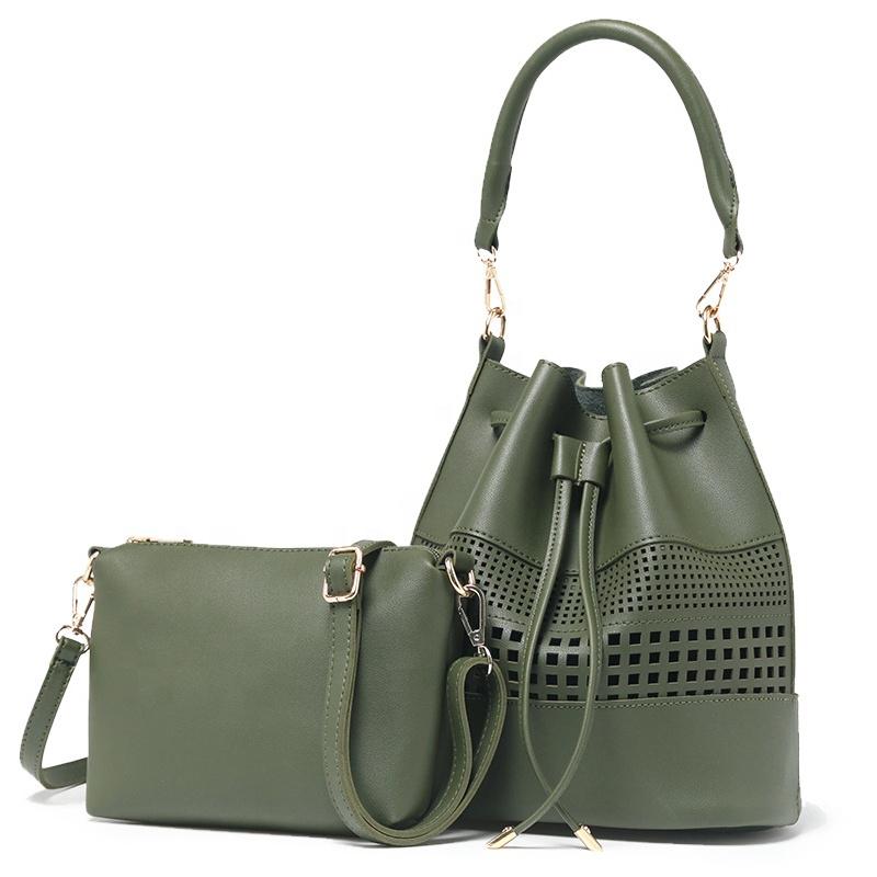 2019 wholesale high quality handbag Leather Hollow out Handbags For Ladies