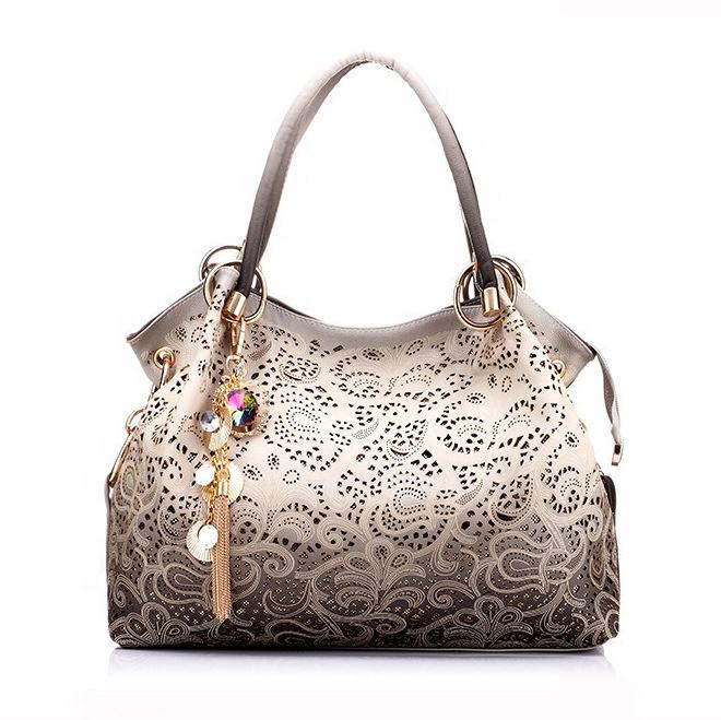 High Quality Women Shoulder Bag Hollow Female Bag New Lady Carved Handbag Female Messenger Bag