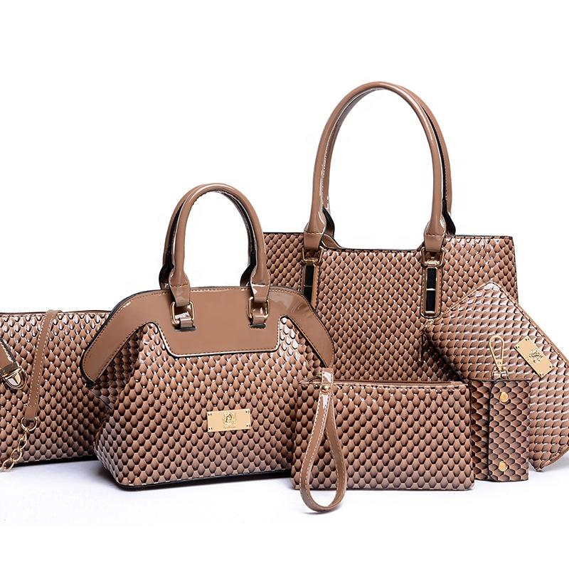 High Quality Women Vintage PU Shoulder Bag Faux Leather Classical Ladies Tote Handbag Luxury Bag For Girls