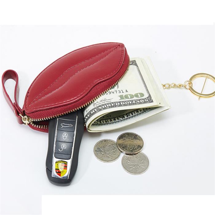 Brazilian women's lip-shaped mini-cute Coin Wallet