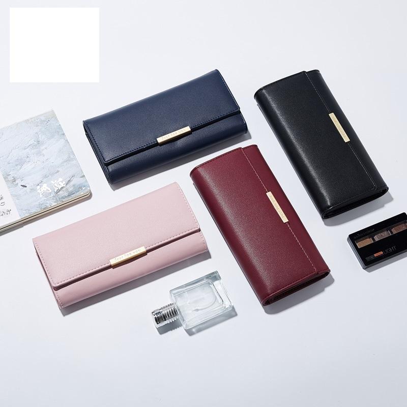 Good quality fashion latest design trifold wallet women ladies purse