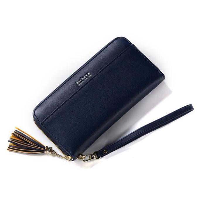 Just for you brand beautiful pink ladies long wallet women