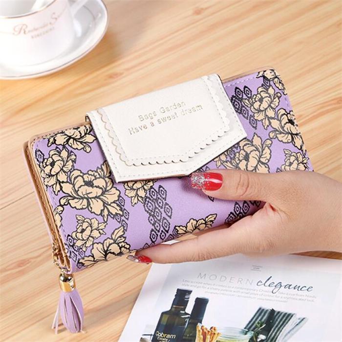 fashion  countryside tassel ladies purse
